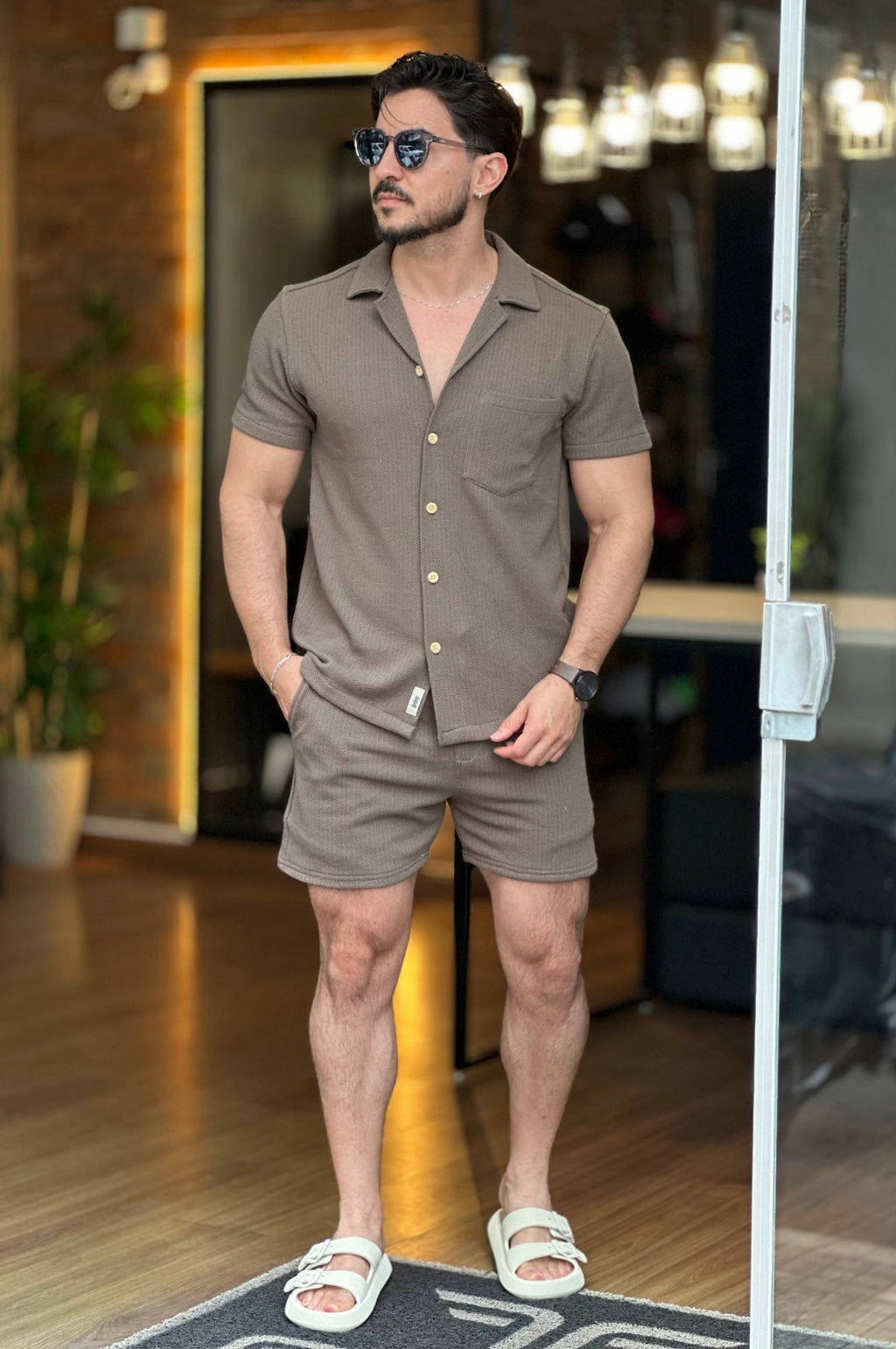 Conjunto Texturizado Verde Ankor