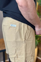 Short Linho Ocre King&Joe