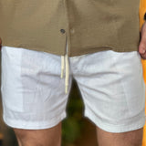 Short Linho Branco Ankor