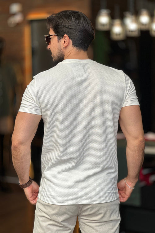 Camiseta Texturizada Branca Docthos