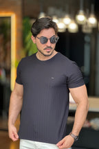Camiseta Texturizada Preta Docthos