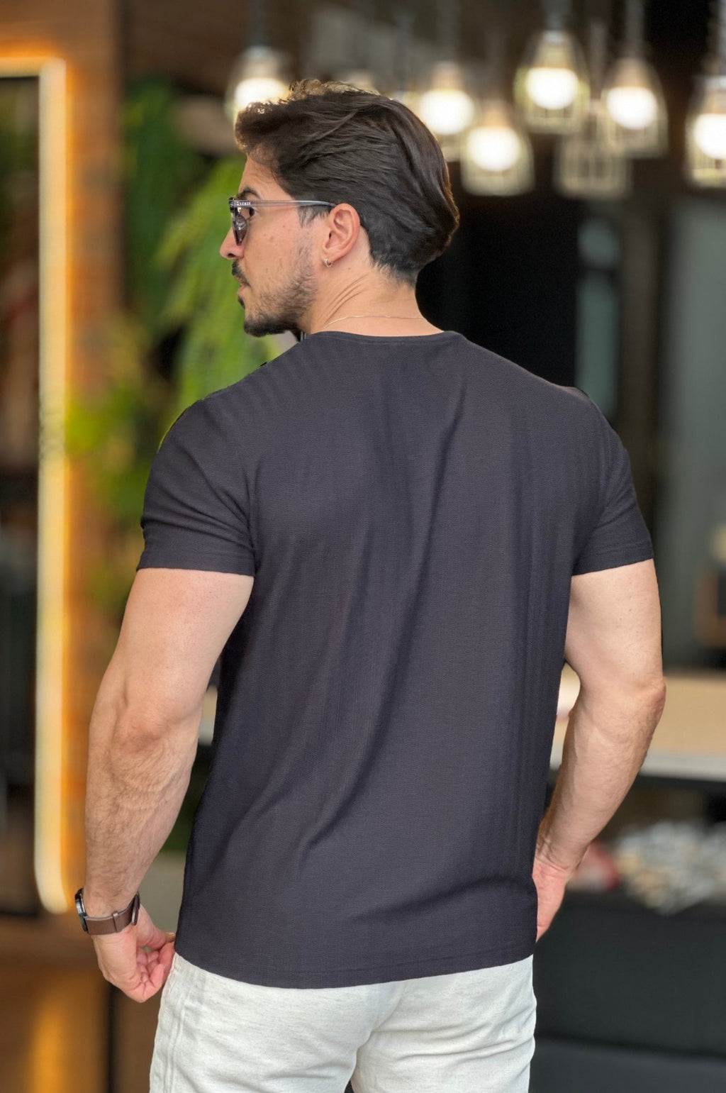 Camiseta Texturizada Preta Docthos