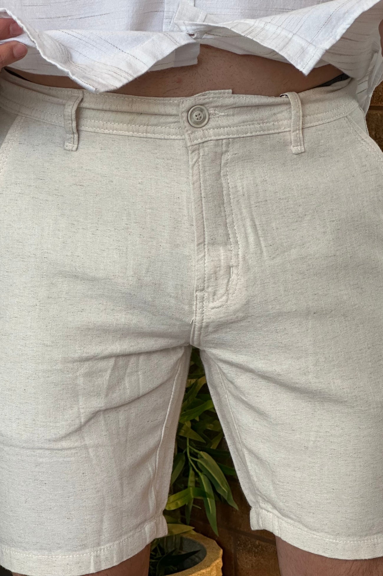 Bermuda Alfaiataria Linho DLZ