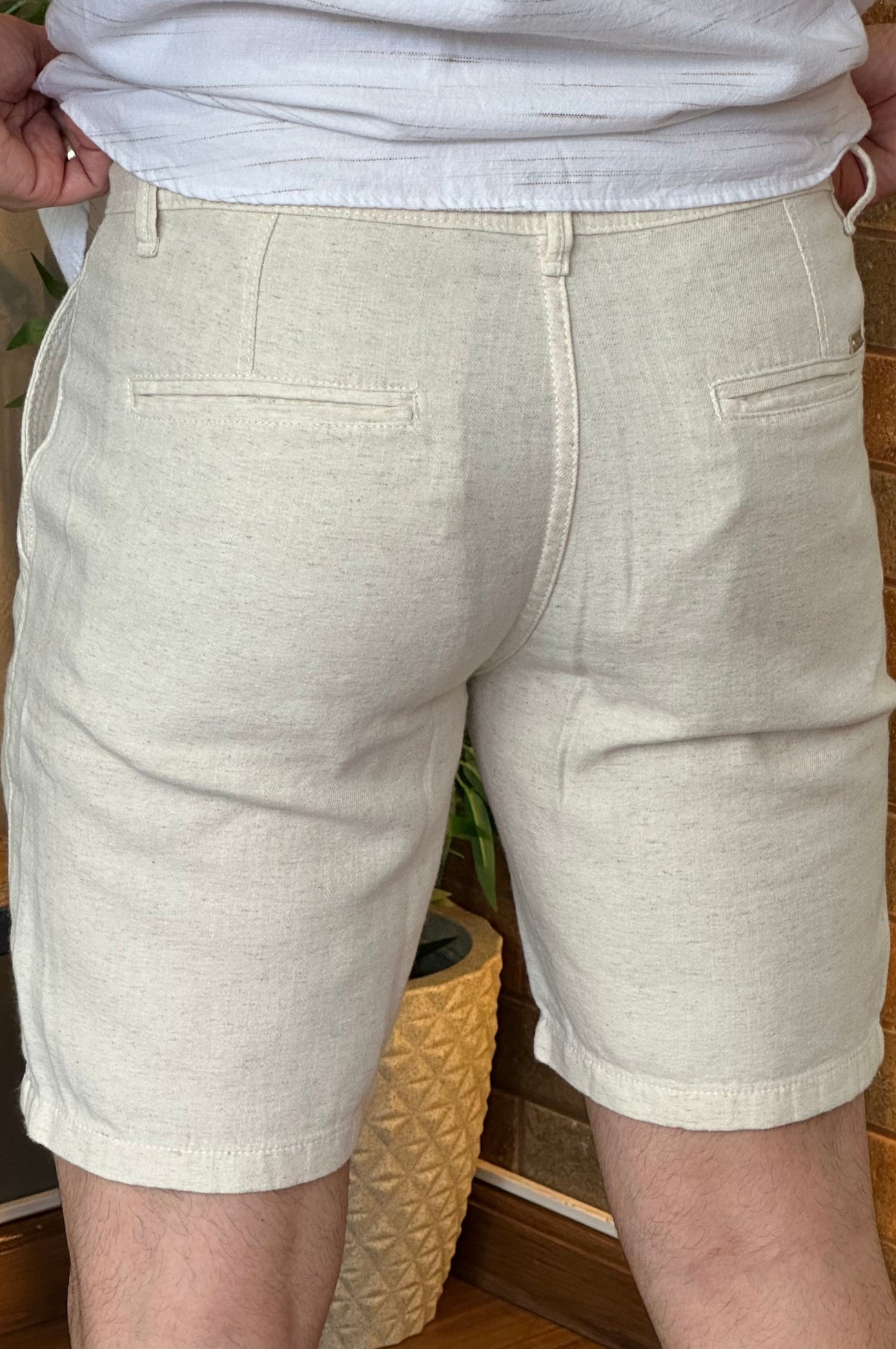 Bermuda Alfaiataria Linho DLZ