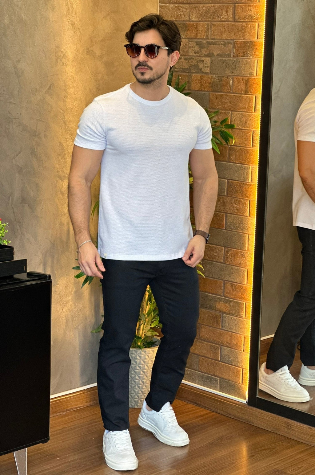 Camiseta Texturizada Branca Docthos