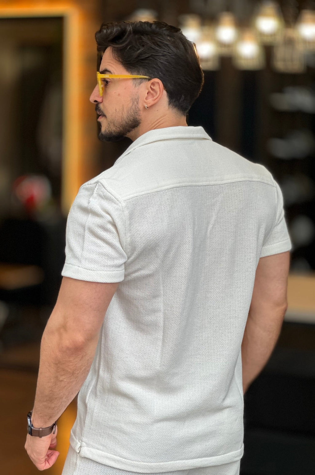 Conjunto Texturizado Branco Ankor