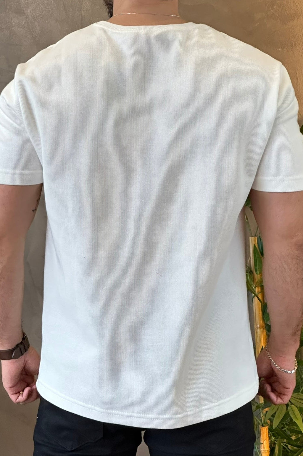 Camiseta Texturizada Over Offwhite King&Joe