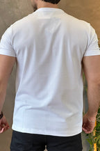 Camiseta Texturizada Branca Acostamento