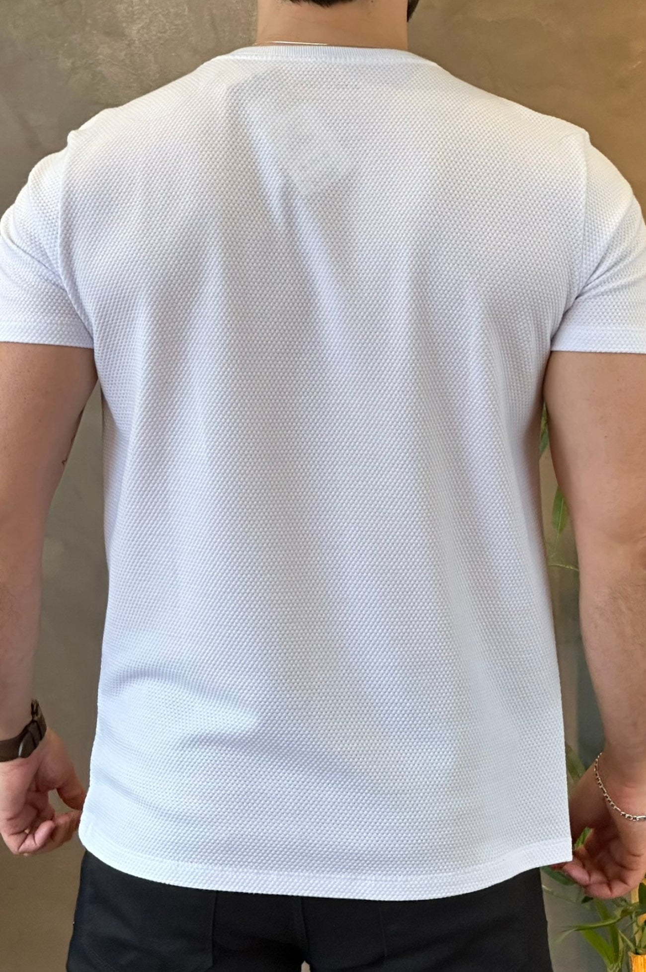 Camiseta Texturizada Branca Docthos