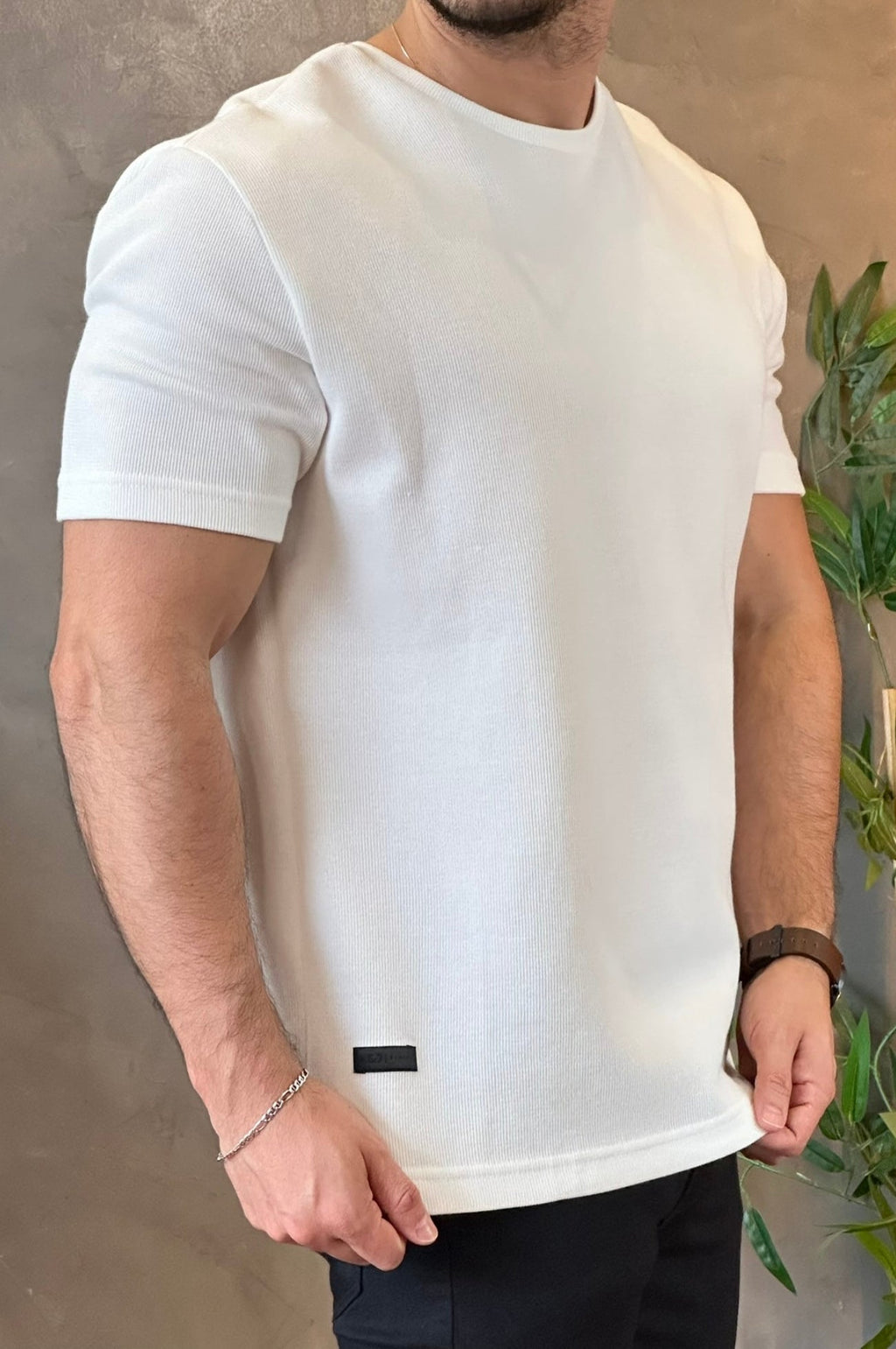 Camiseta Texturizada Over Offwhite King&Joe