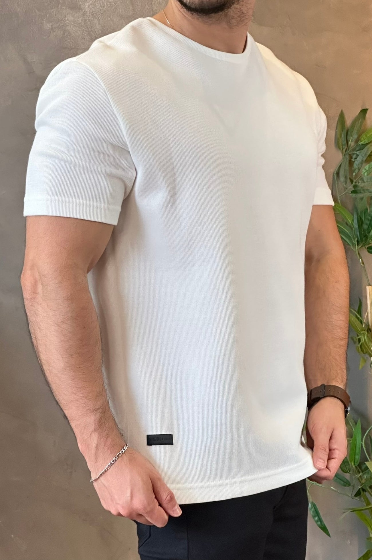 Camiseta Texturizada Over Offwhite King&Joe