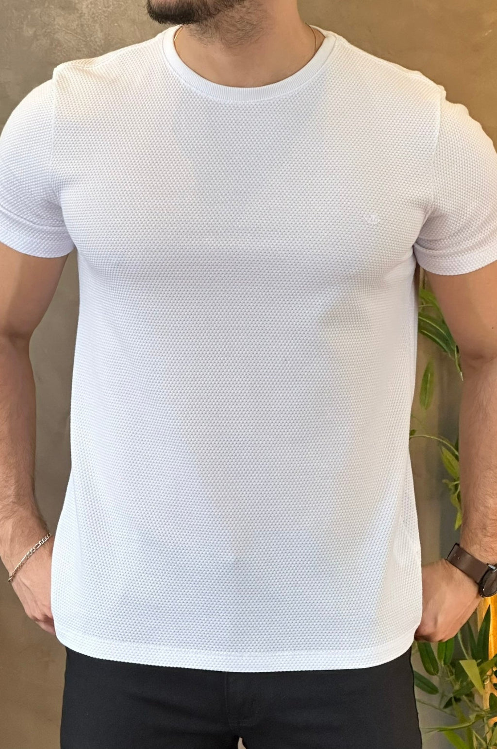 Camiseta Texturizada Branca Docthos
