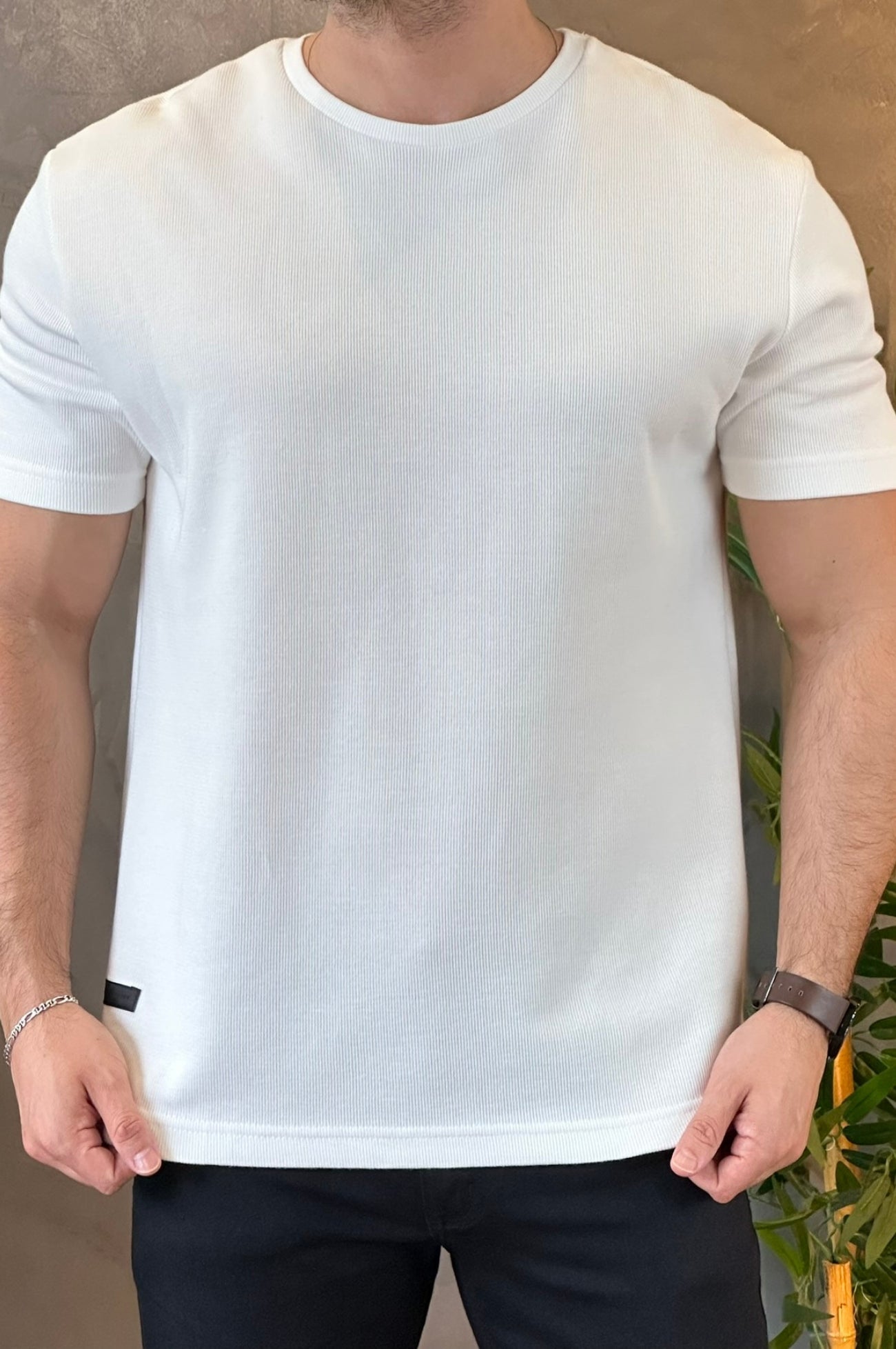 Camiseta Texturizada Over Offwhite King&Joe