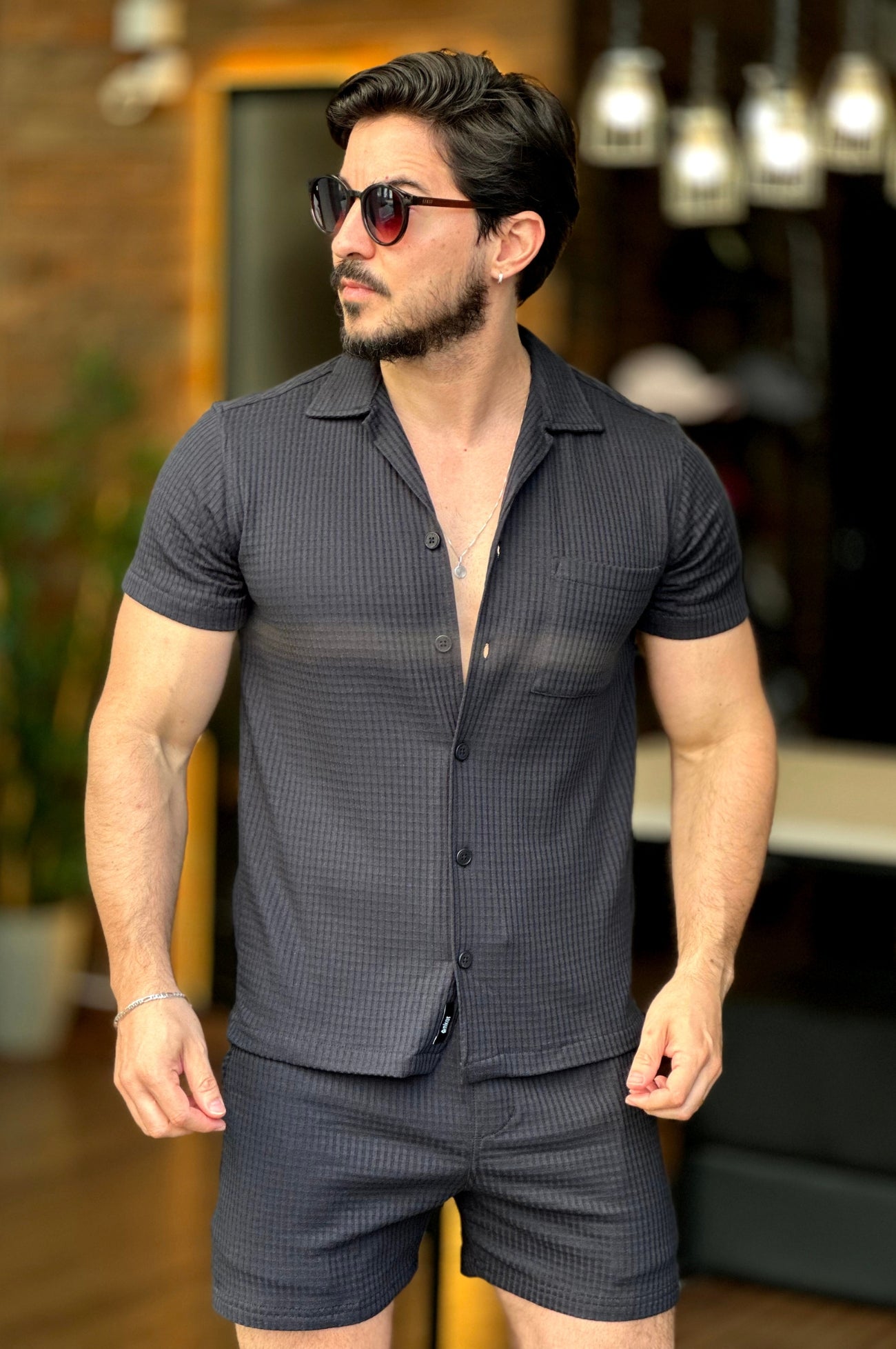 Conjunto Waffle Texturizado