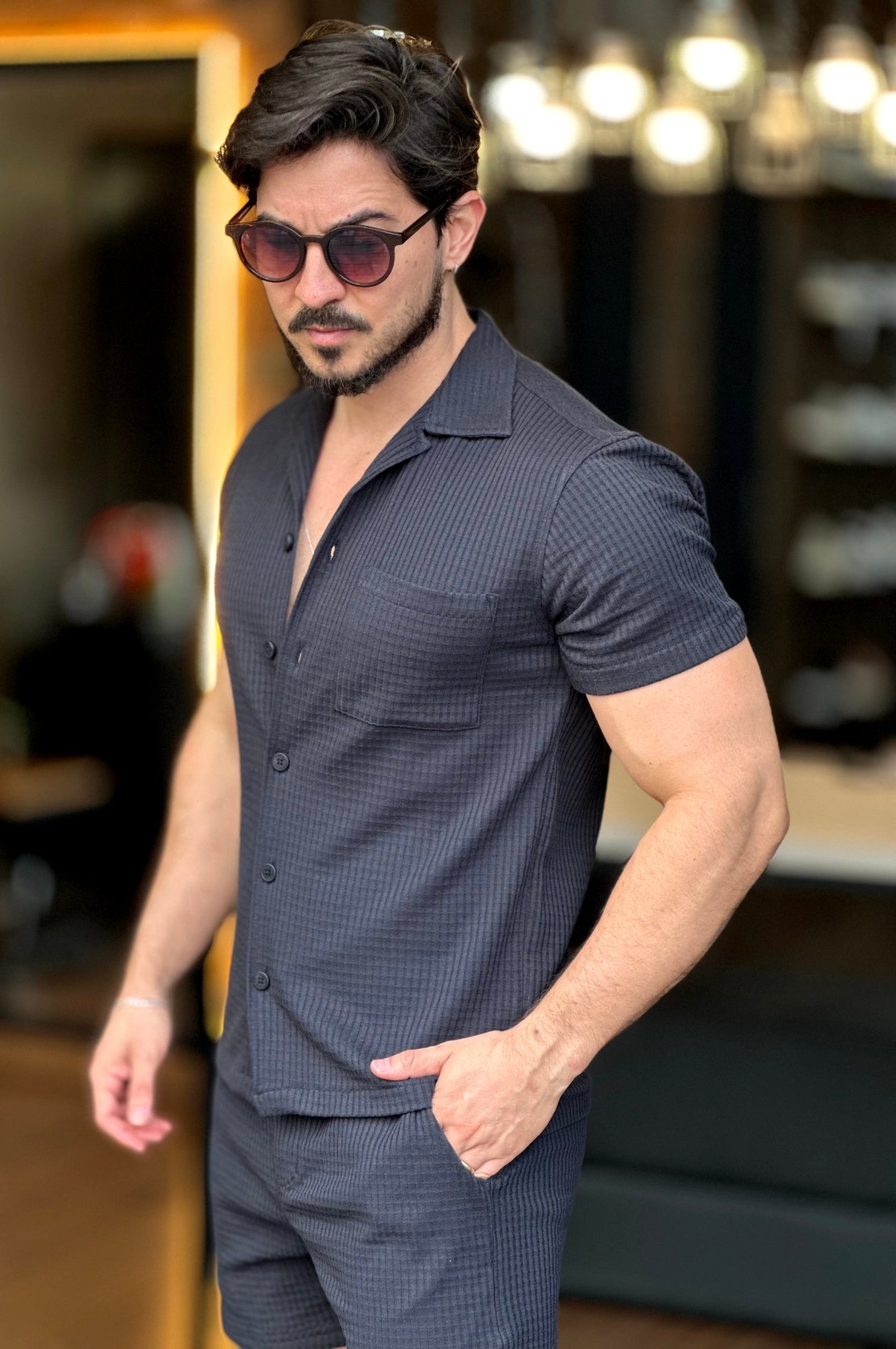 Conjunto Waffle Texturizado